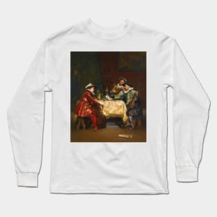 The Rehearsal by Adolphe-Alexandre Lesrel Long Sleeve T-Shirt